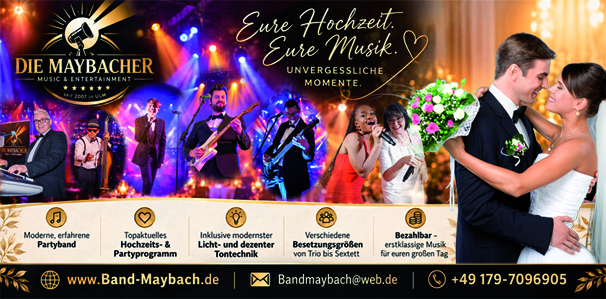 DIE MAYBACHER Hochzeitsband Partyband Ulm